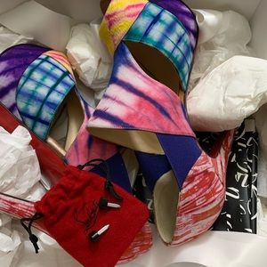 Size 8 Christian Louboutin Multicolor shoes.